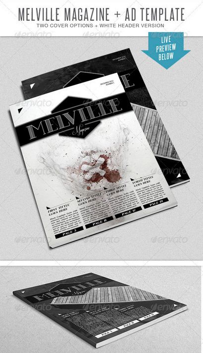 34 High Quality PSD & amp; InDesign Magazine Vorlagen, Web & amp; Grafikdesign, Bashooka