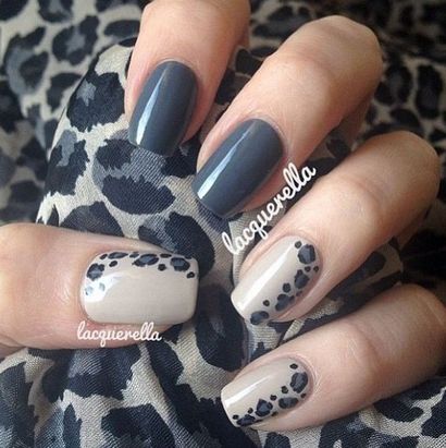 35 Grau Nail Art Design, Kunst und Design