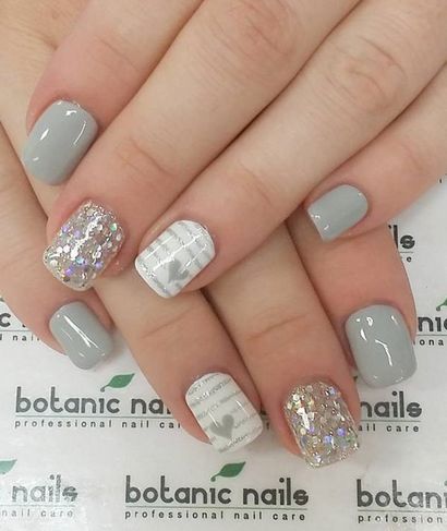 35 gris Designs Nail Art, art et design