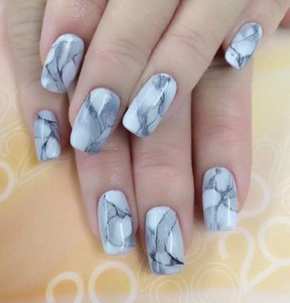 35 Grau Nail Art Design, Kunst und Design