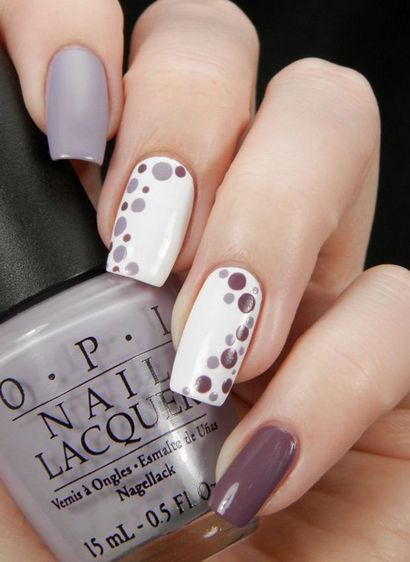 35 Grau Nail Art Design, Kunst und Design