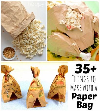 35 choses très cool de faire avec un sac en papier - Happy Hooligans