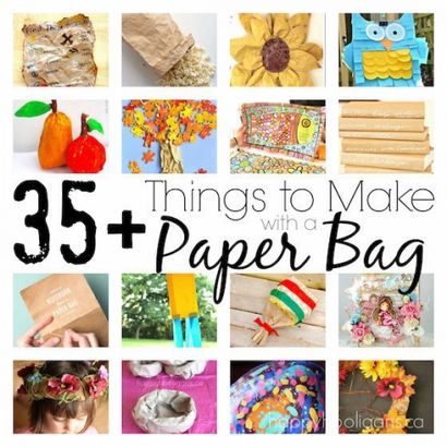 35 choses très cool de faire avec un sac en papier - Happy Hooligans