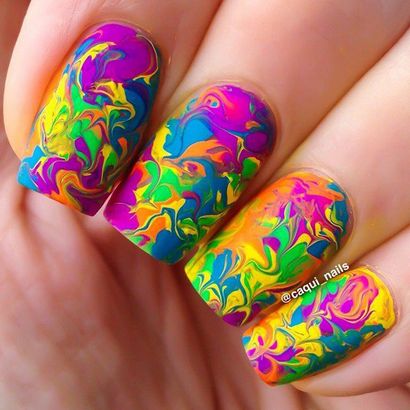 35 Eau Designs Nail Art Marbre, Art et Design