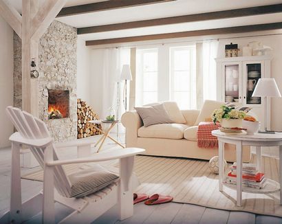 36 Light Cream und Beige Wohnzimmer-Design-Ideen