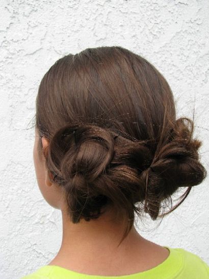 3 Bun Cheveux relevés