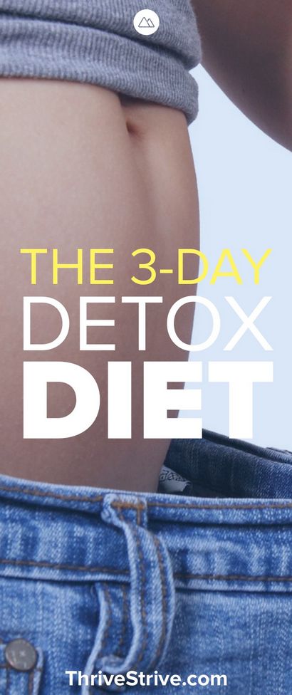 3 jours de désintoxication plan de régime Comment faire un glucide Detox Easy Way