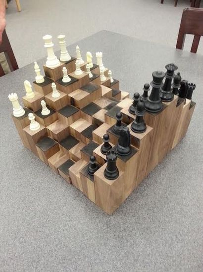 3D-Schach-Brett 5 Schritte (mit Bildern)