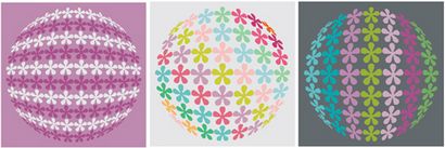 3D Blumeapplique Quilt Muster-6 Entwürfe sind im Preis inbegriffen