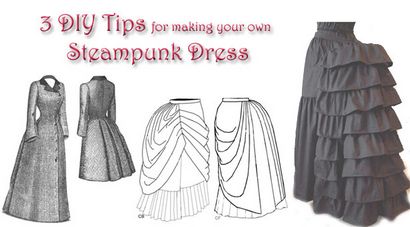 3 DIY-Tipps für Ihre eigenen Steampunk Kleid, Steampunk Bezirk - Steampunk Mode, Kunst,