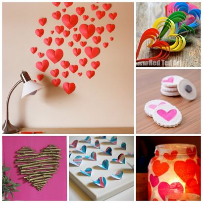3D Paper Heart - Artisanat s - - Valentine Décoration - Red Ted Art - s Blog