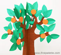 3D-Papierbaum Kunsthandwerk, Kinderhandwerk
