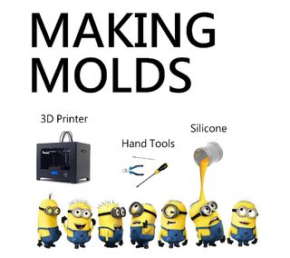 3D Imprimé Moisissures casting Tutoriel formes complexes 12 étapes (avec photos)