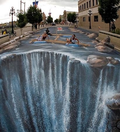 Chalk Art Trottoir 3D 4 du monde - rue de plus talentueuses artistes