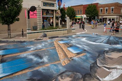 Chalk Art Trottoir 3D 4 du monde - rue de plus talentueuses artistes