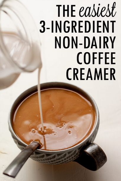 3 ingrédients non laitiers de coco Café Creamer - Cuisine traité
