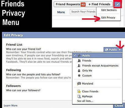 3 étapes pour faire Facebook et privé Protégez vos informations