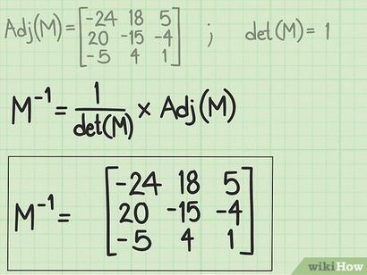 3 façons de trouver l'inverse d'une matrice 3x3