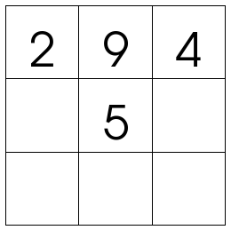 3x3 carré magique, le Dr Mike s Jeux mathématiques pour les enfants