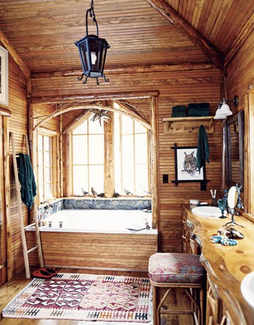 49 schönes Zimmer mit Holzverkleidung