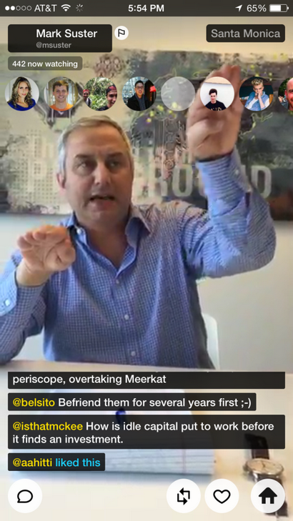 4 façons de commencer à faire de l'argent avec Periscope Et Meerkat