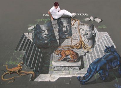 50 Absolument Superbe 3D Street Art (Peintures) _1 (comment faire trois tableaux de dimensions) 50 Absolument magnifique 3D Street Art (Peintures) _1