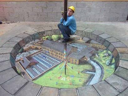 50 Absolument magnifique 3D Street Art (Peintures) _1