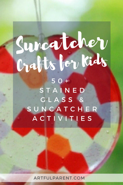 50 Suncatcher Crafts Kids Can Make - The Artful Eltern