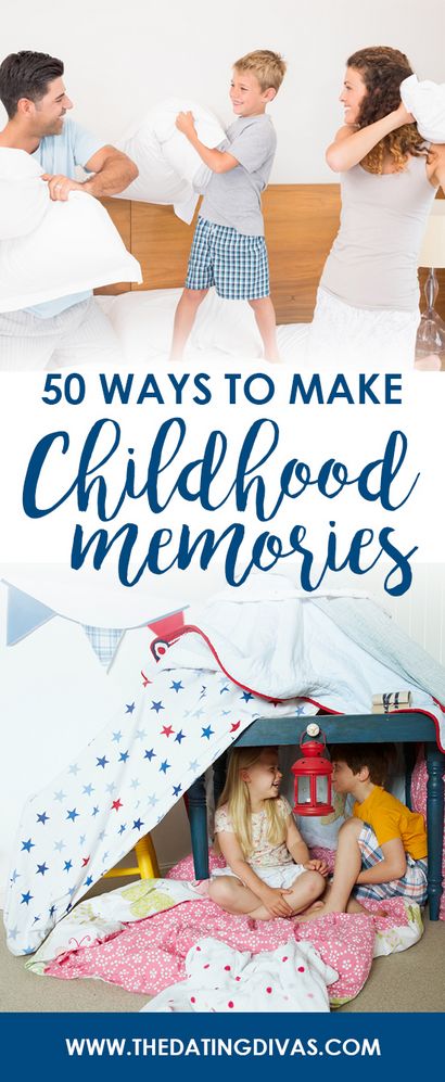 50 façons de faire les souvenirs d'enfance! Les Divas Rencontres