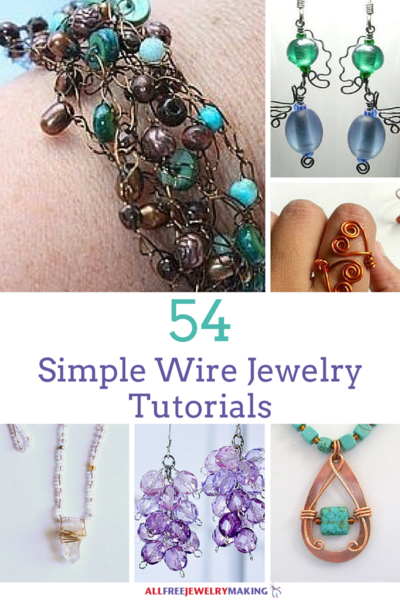 54 bijoux simples fil Tutoriels Making