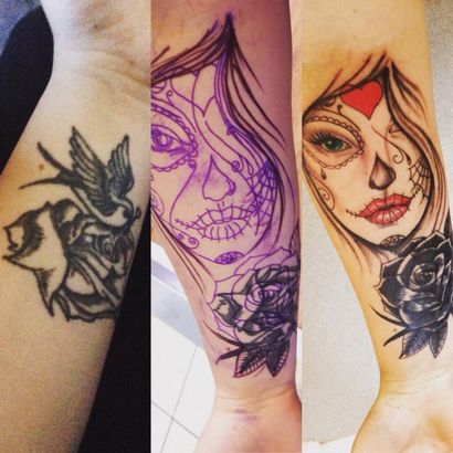 55 Brilliant Tattoo Cover Ups Idées