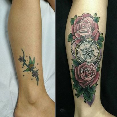 55 Brilliant Tattoo Cover Ups Idées