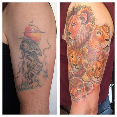 55 Brilliant Tattoo Cover Ups Idées