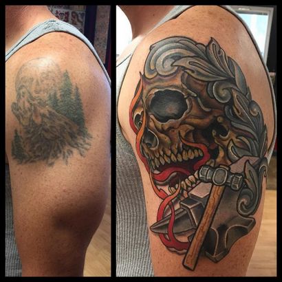 55 Brilliant Tattoo Cover Ups Idées