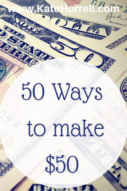 55 façons de faire de 50 dollars rapide