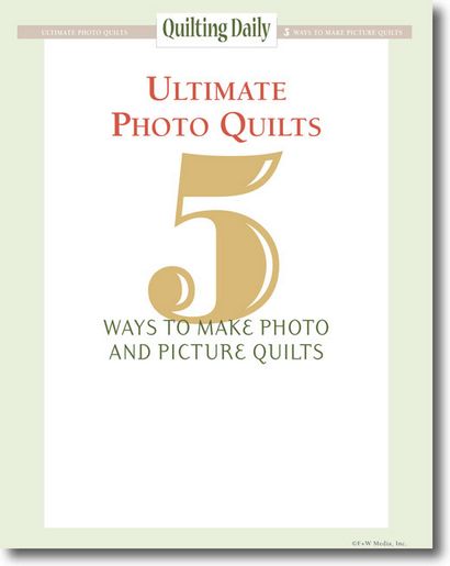 5 façons de faire de bricolage Photo et Image Quilts - Quilting Daily