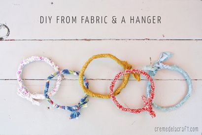 5 minutes de bricolage, Bracelets enveloppées en tissu