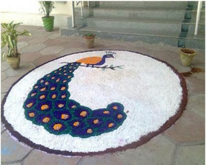 75 Designs Simple et facile Rangoli avec photos, Styles la vie