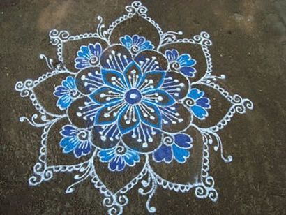 75 Designs Simple et facile Rangoli avec photos, Styles la vie