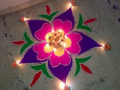 75 Designs Simple et facile Rangoli avec photos, Styles la vie