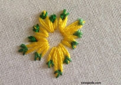 8 belles façons de faire des motifs de broderie de fleurs LAZY DAISY - Guide Sew