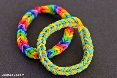 8 facile Bracelets pour débutants Loom arc