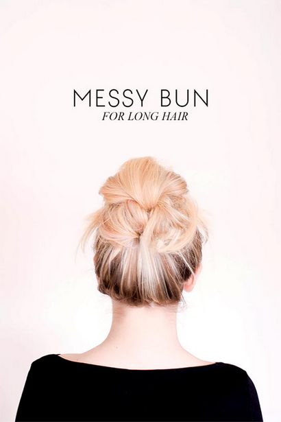8 facile Messy Buns Pour les cheveux longs