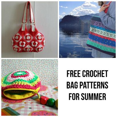 8 FREIE Crochet Bag Muster für den Sommer