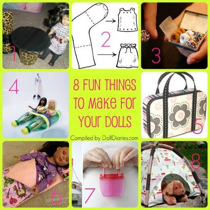 8 mehr Spaß Aktivitäten Stellen für Ihre Puppen, Puppen Diaries