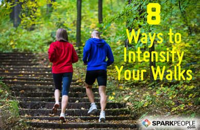 8 façons de Step-Up Votre Workouts marche, SparkPeople