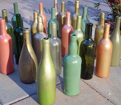 8 façons de Wow vos amis avec des bouteilles de vin recyclées