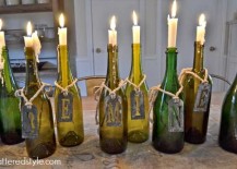 8 façons de Wow vos amis avec des bouteilles de vin recyclées