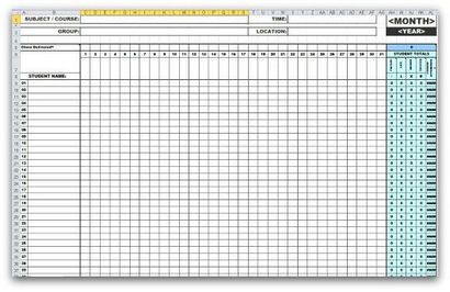 9 modèles de feuille de présence - Formats de mot Excel PDF
