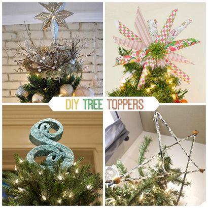 9 Fröhliche und helle DIY Weihnachtsbaum Toppers, Babble